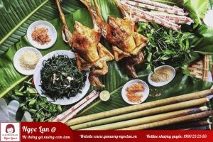 Gà nướng cơm lam Hồ Tuyền Lâm