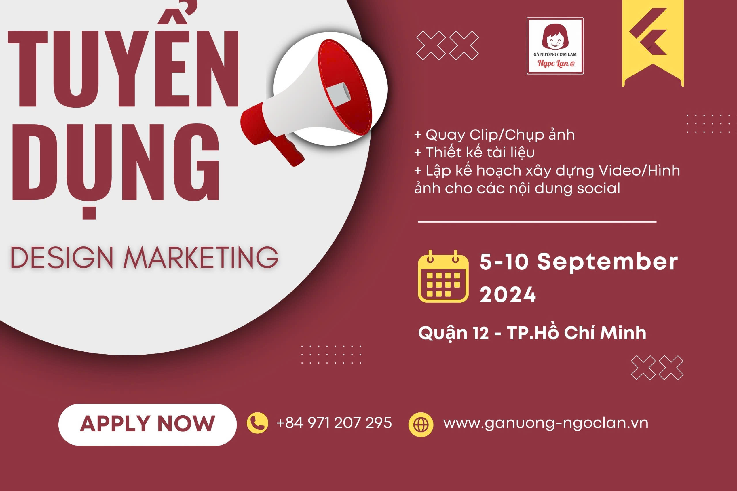 TUYỂN DỤNG MARKETING DESIGN – QUẬN 12, TP.HCM