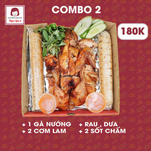 Combo Gà Nướng Cơm Lam 2