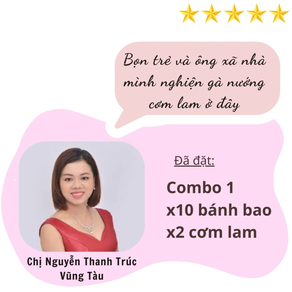 Gà Nướng Cơm Lam Ngọc Lan